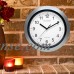 La Crosse Technology WT-3129S 12" Atomic Analog Wall Clock, Silver   557458657